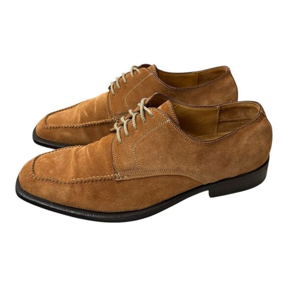 Sutor Mantellasse for Too Boot New York Carmel Tan Suede Leather Shoes 8.5 main image 4